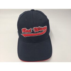 Youth Detroit Red Wings Annco Flex Fitted OSFM Hat Cap Wool Blend Boys NHL Black